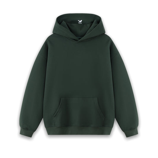 Yiume Hoodie For Men Casual Classic Basic Hoodie - DARK GREEN