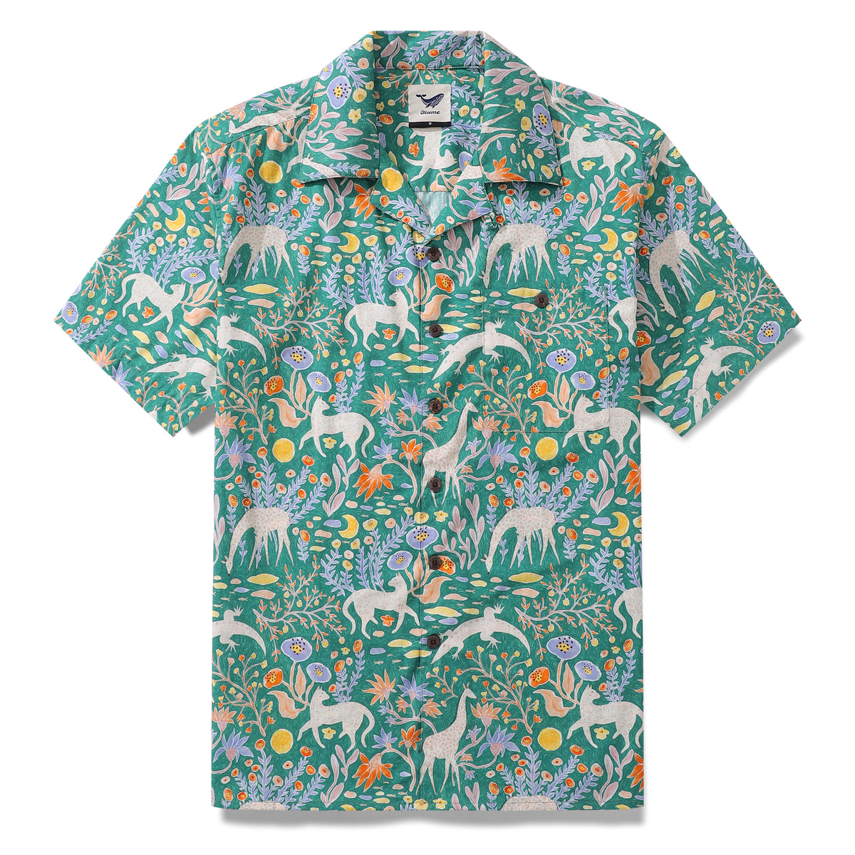 Hawaiian Shirt For Men Menagerie By Jill Labieniec Print Shirt Camp Co ...