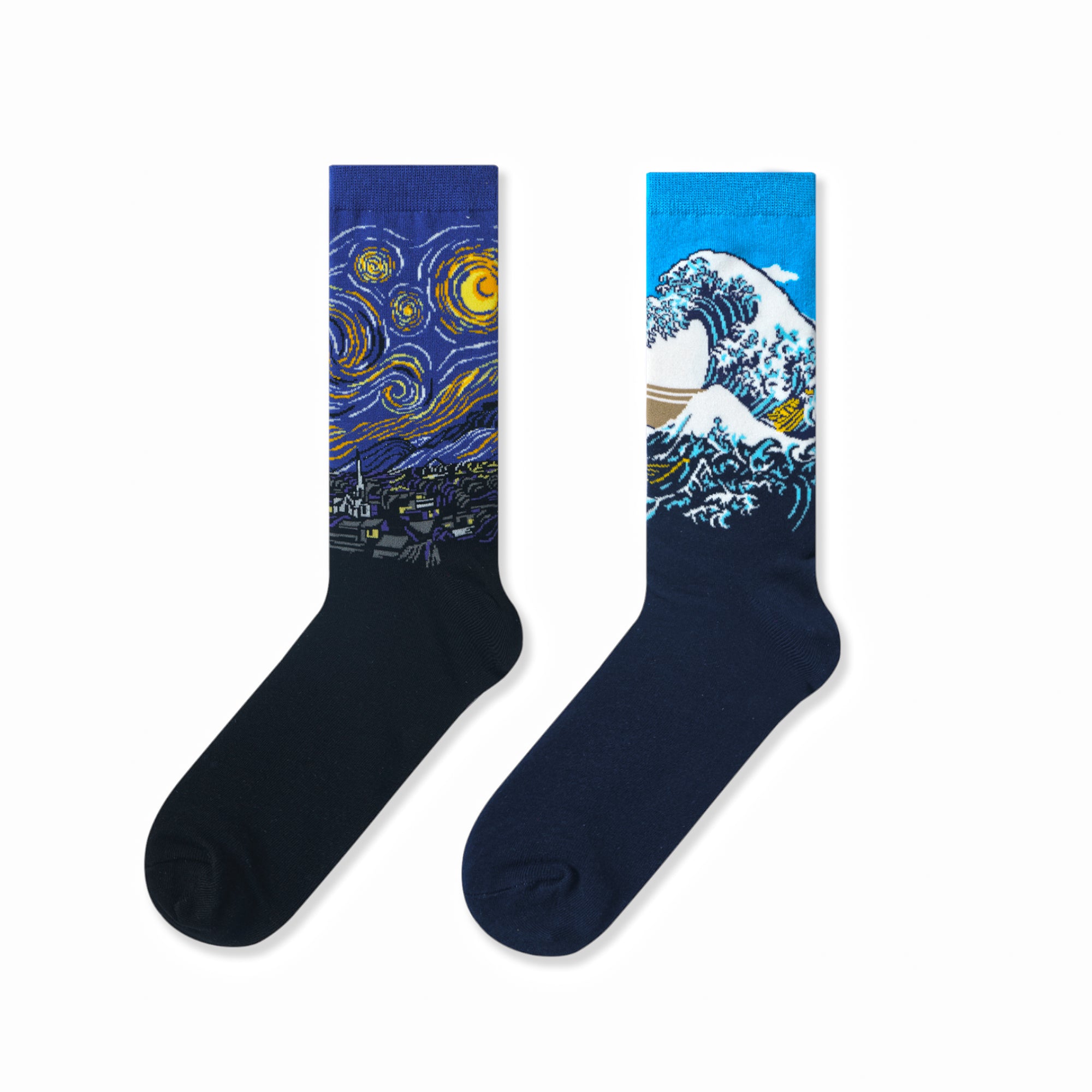 Van Gogh's Starry Night Print Men Socks