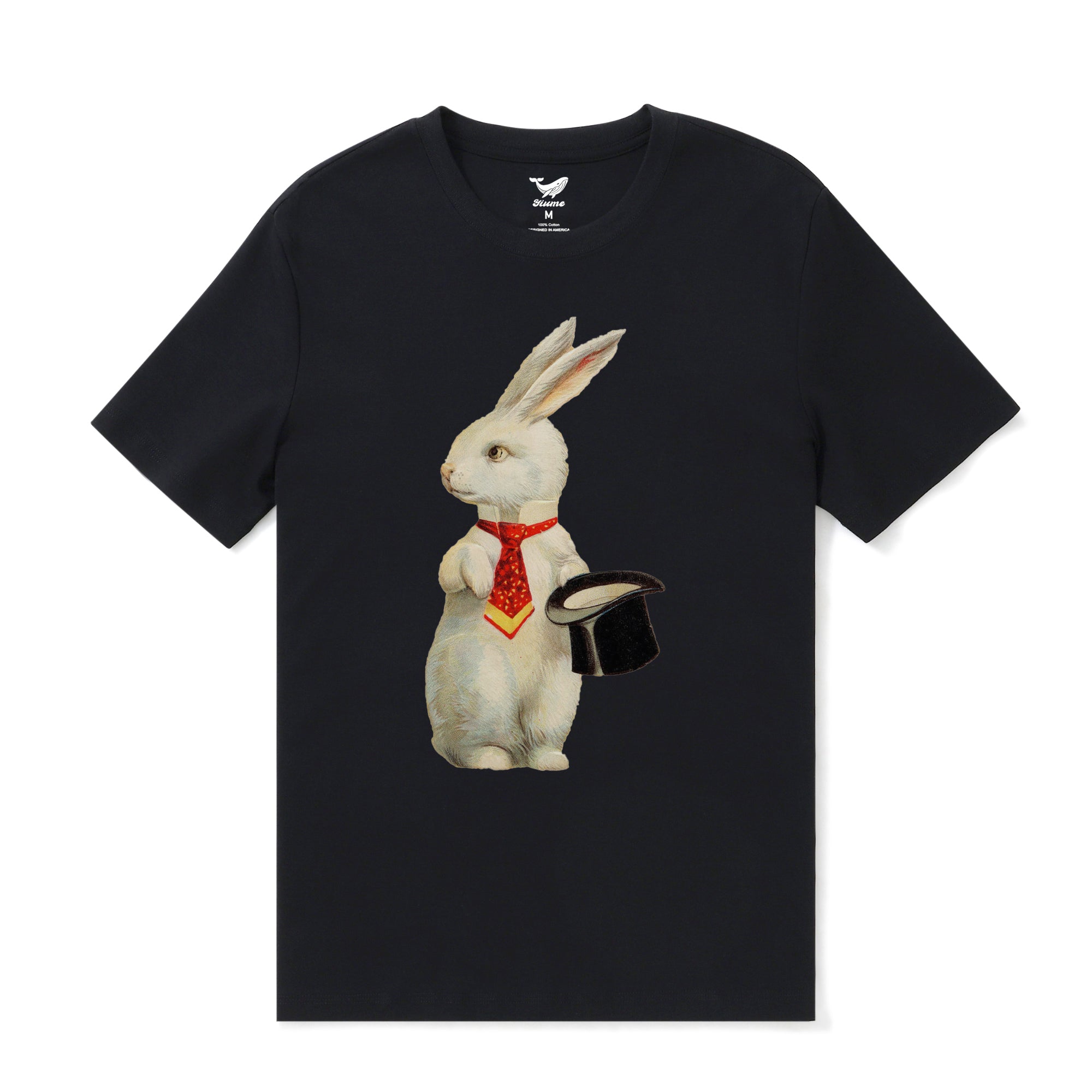 Camiseta hawaiana de Pascua para hombre Camiseta Best Easter Wishes Cuello redondo 100% algodón - NEGRO