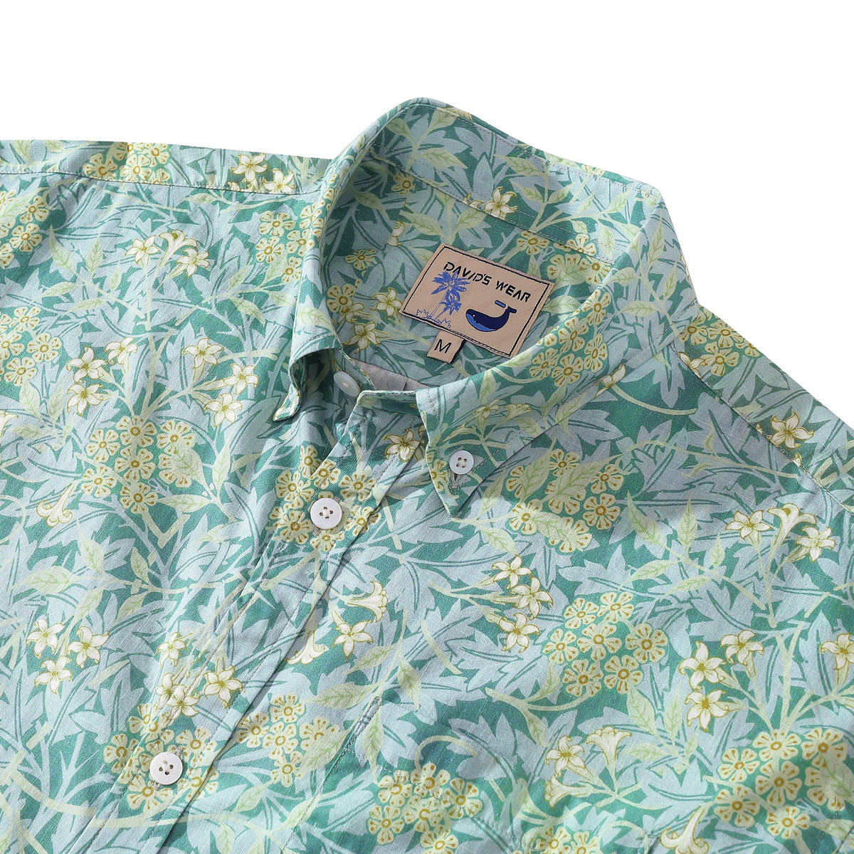 Hawaiian Shirts For Men Jasmine Designer Shirt – Yiume(David's Wear)