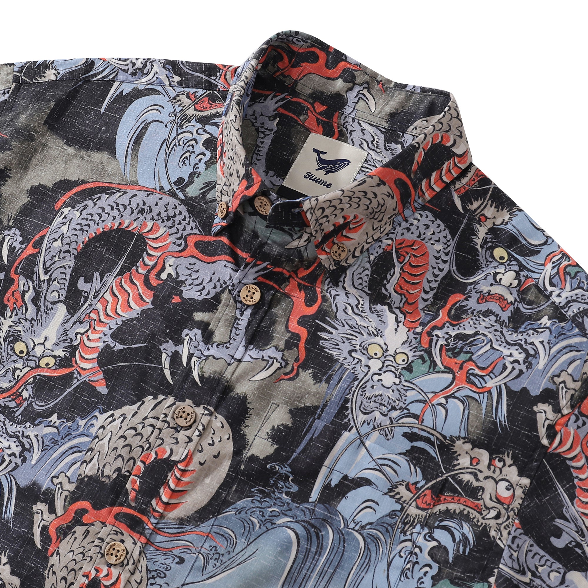 Hawaiian Shirt For Men Mystery of the Sky Button-down Shirt Short Sleeve 100% Cotton Shirt
