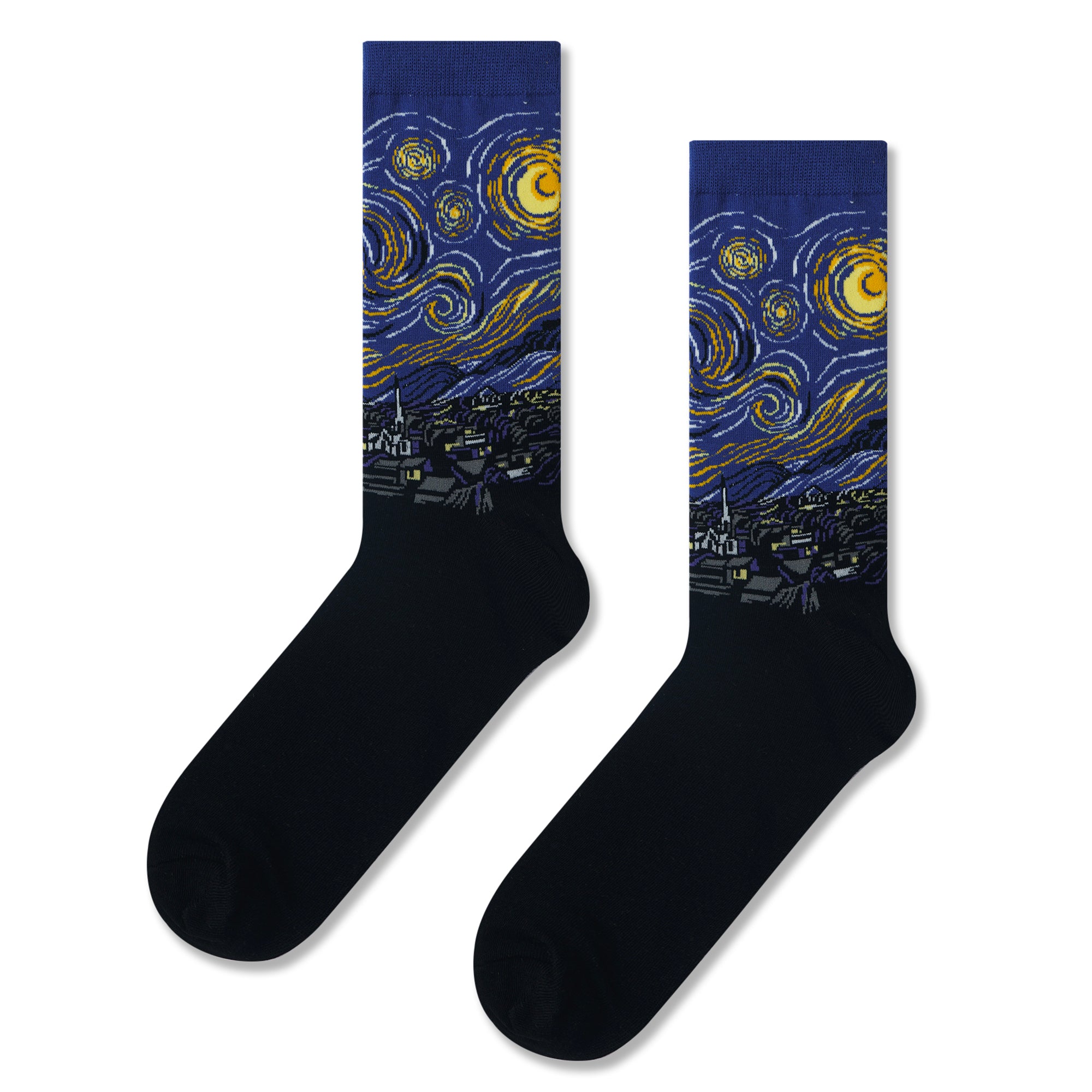 Van Gogh's Starry Night Print Men Socks