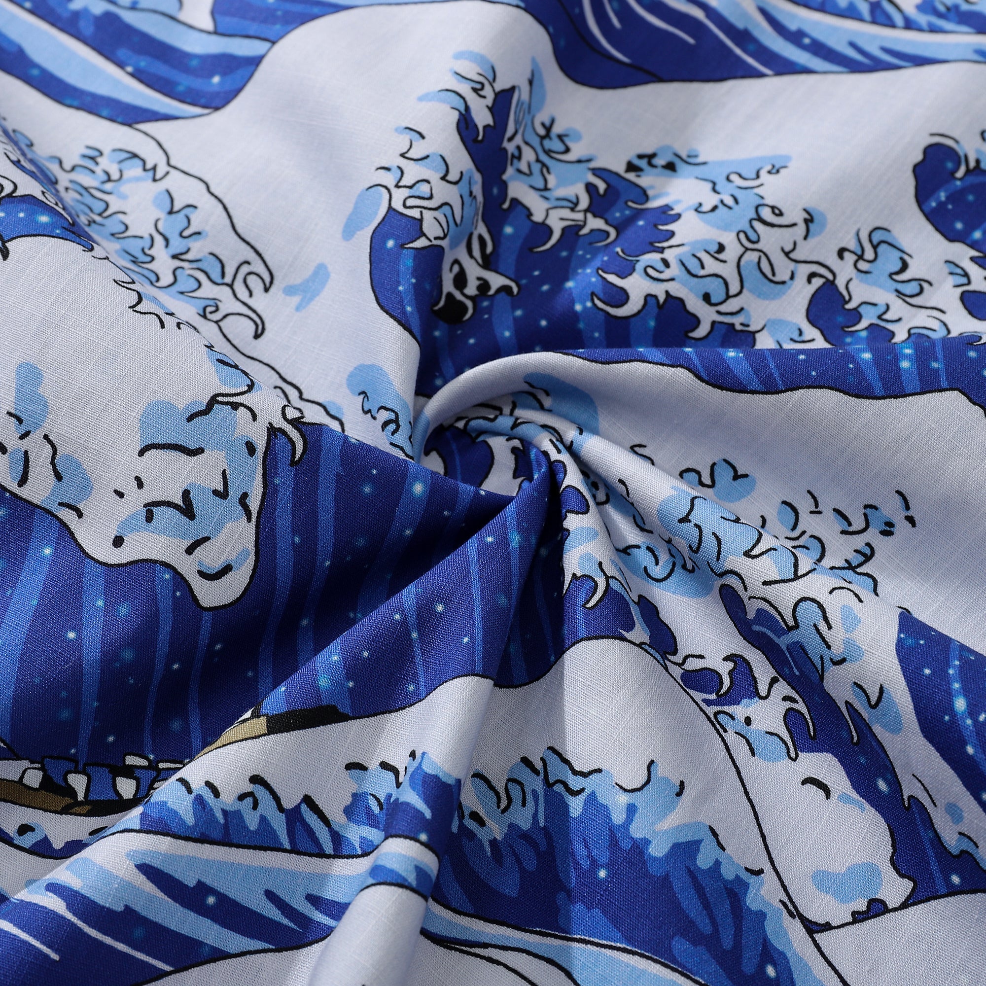 The Great Wave Shirt Mens Japanese Hawaiian Shirt Short Sleeve Beach Shirt