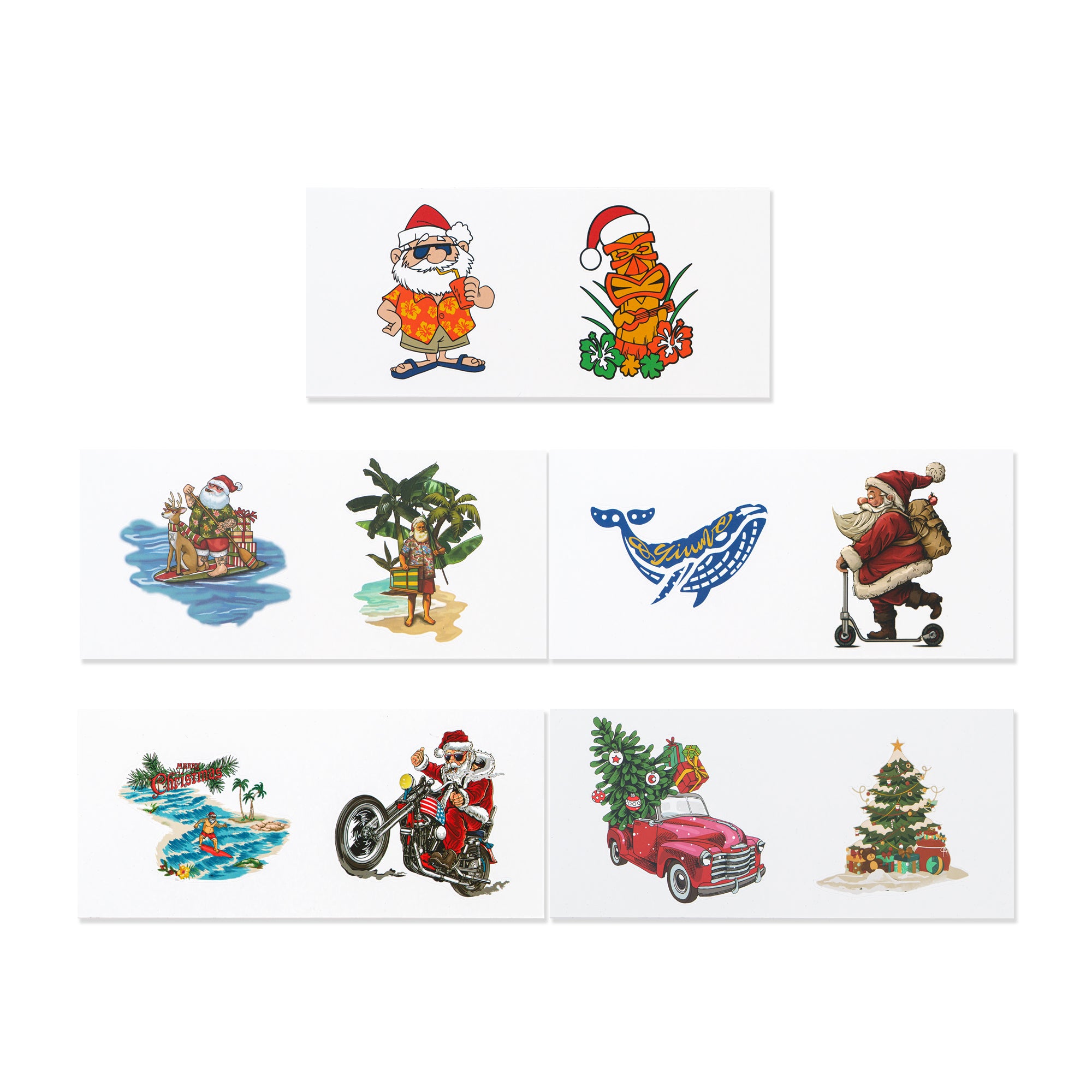 Yiume Christmas Stickers 1 Pack (10 Stickers)