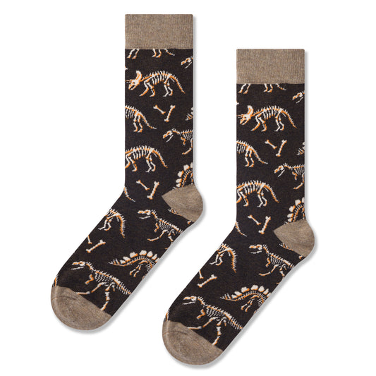 Dinosaur Print Men Socks