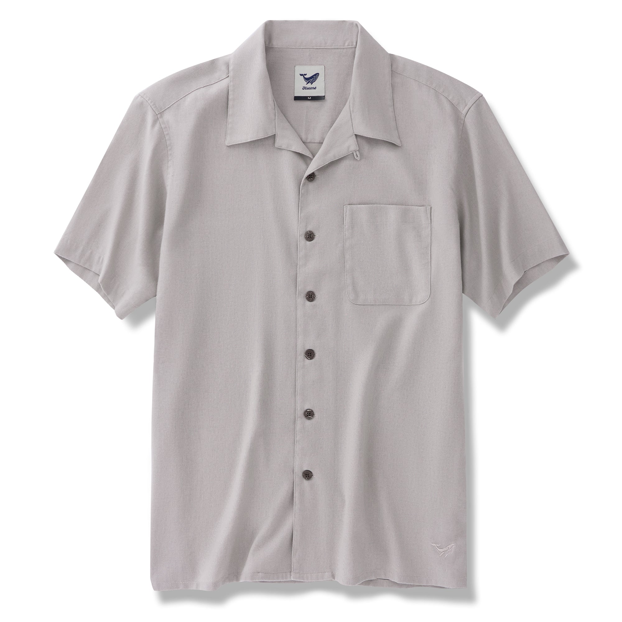 Hawaiian Shirt For Men Midsummer Gentle Sea Breeze Camp Collar - Light Khaki