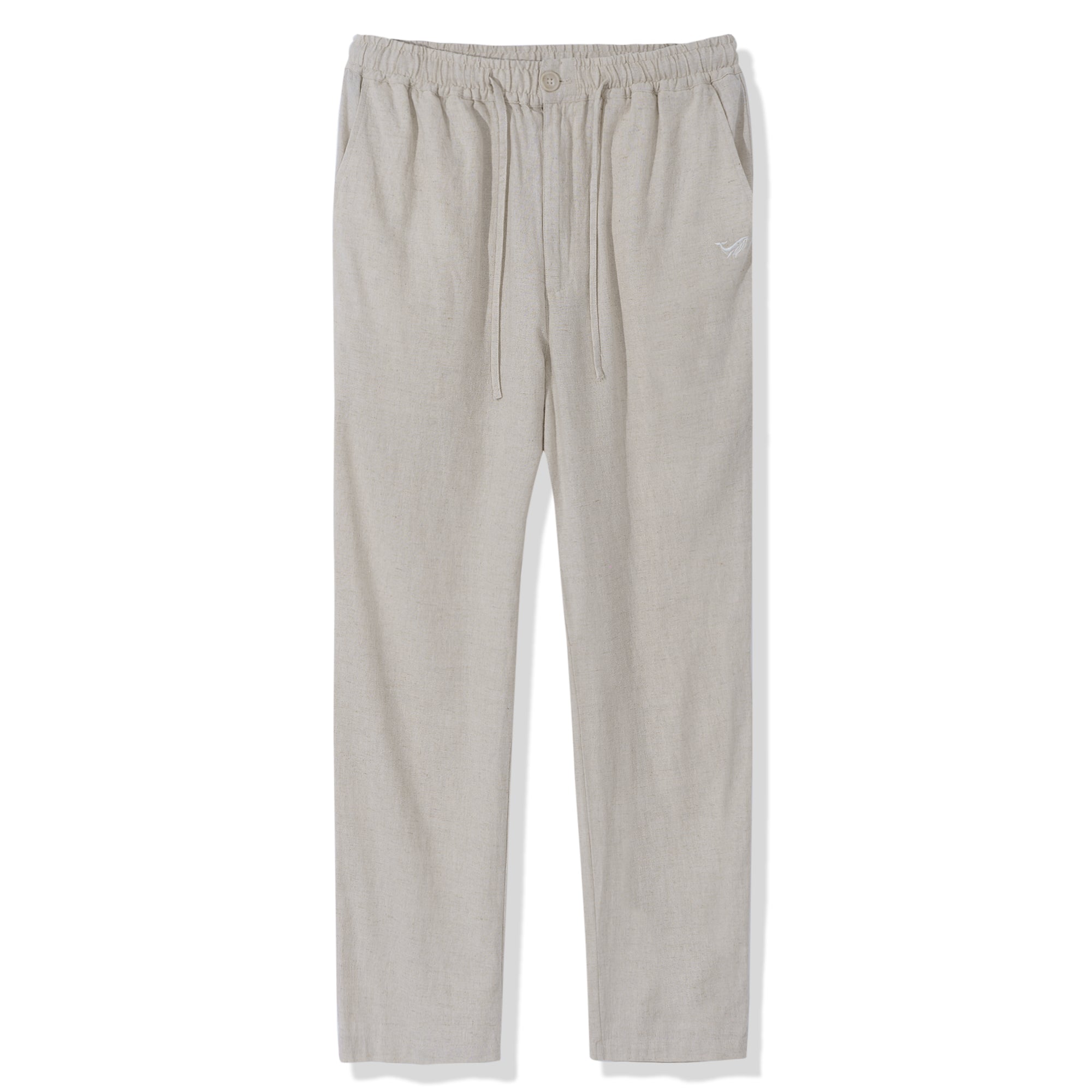 Linen Pant For Men Versatile Linen 5-Pocket Long Pants （Flaxen）