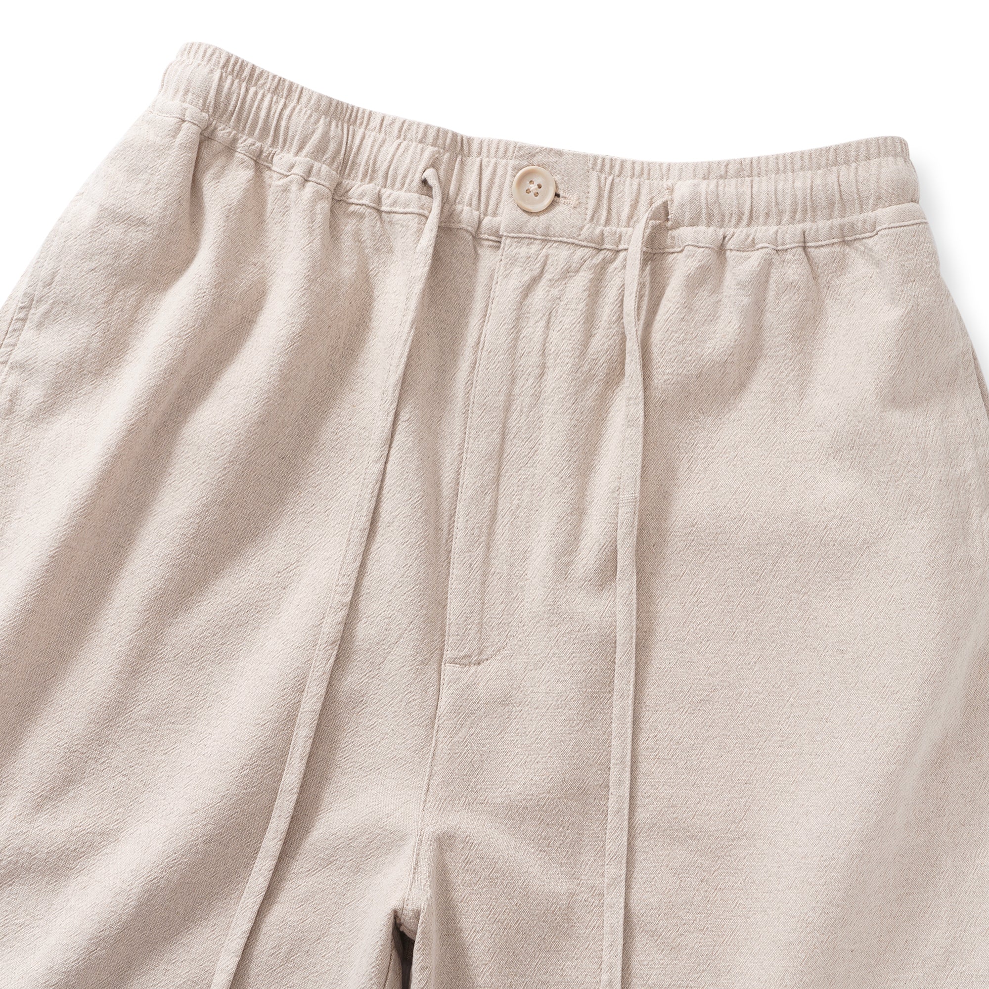 Mens Linen Shorts Mid-Rise Straight Bermuda 8-10 Inch 5-Pocket Shorts - FLAXEN Version 3.0