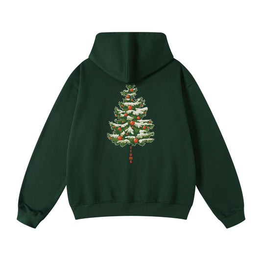 Christmas Hawaiian Hoodie For Men Christmas Tree Print Hoodie