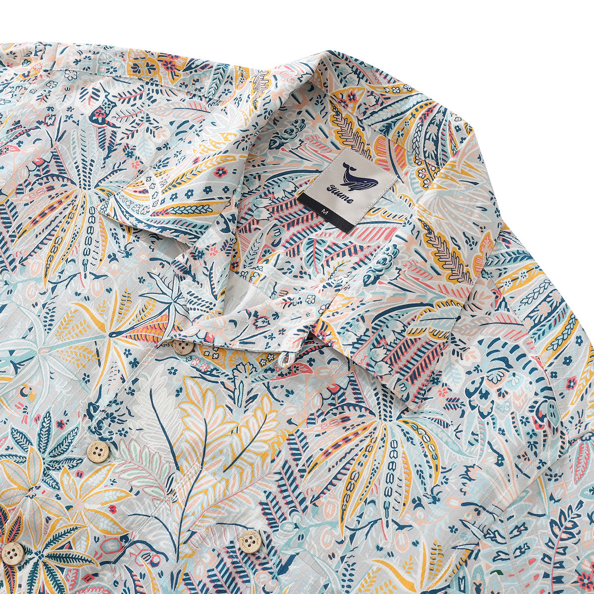 Hawaiian Shirt For Men Jungle Shirt Camp Collar - Silk – Yiume(David's ...