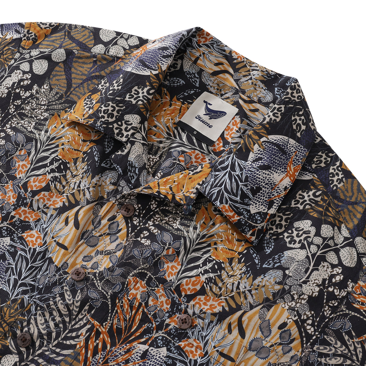 Hawaiian Shirt For Men Animal Pattern Leaves By Annick Schmidt-Reichar ...