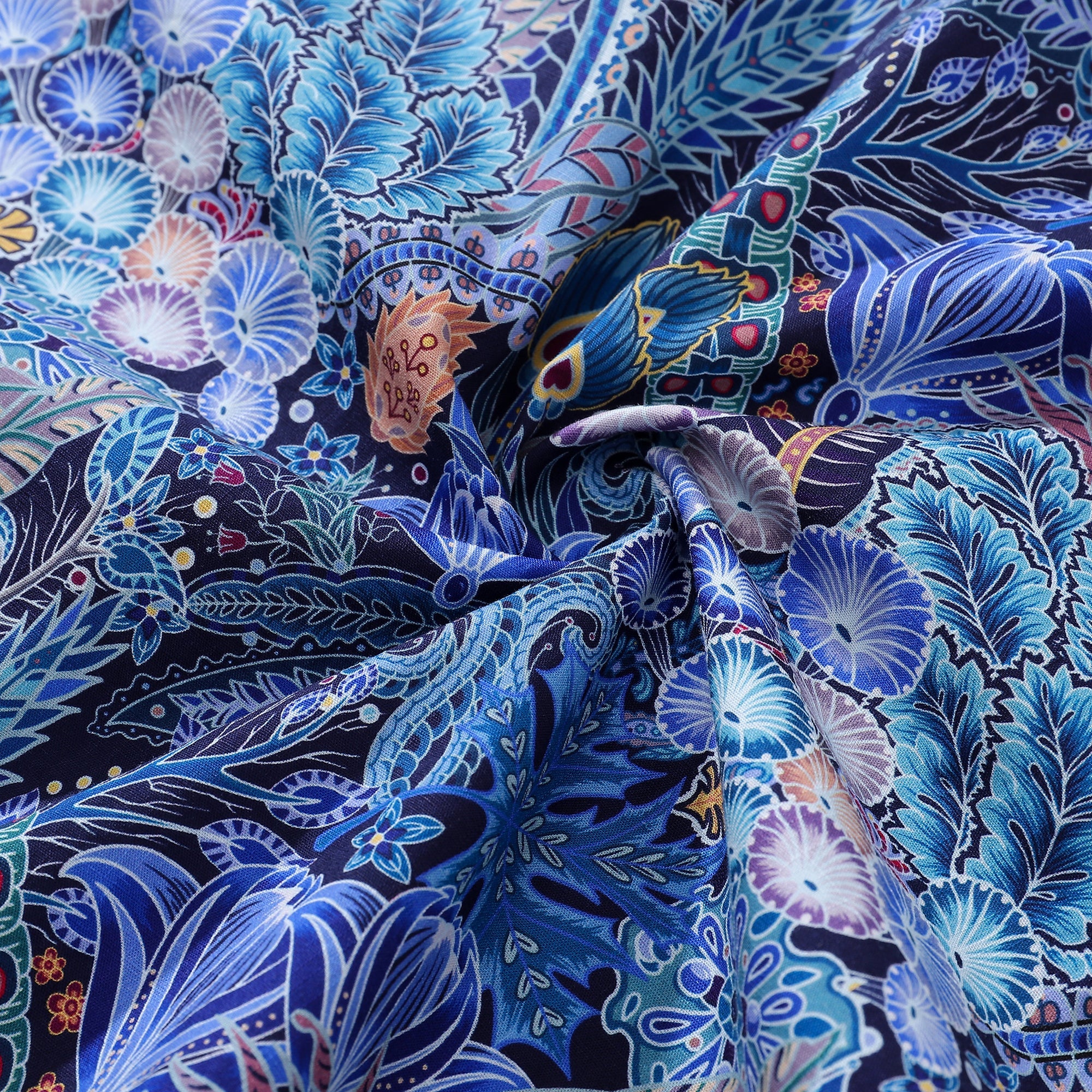 Men's Hawaiian Shirt Floral Pattern Series 2 Print Cotton Button-down Short Sleeve Aloha Shirt