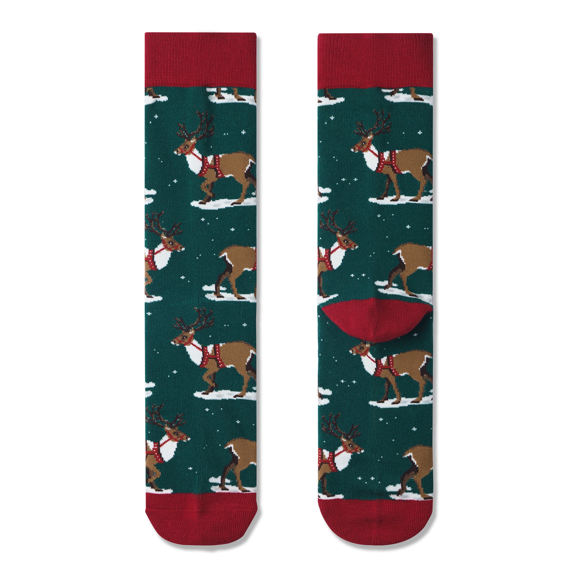 Elk Print Men Socks