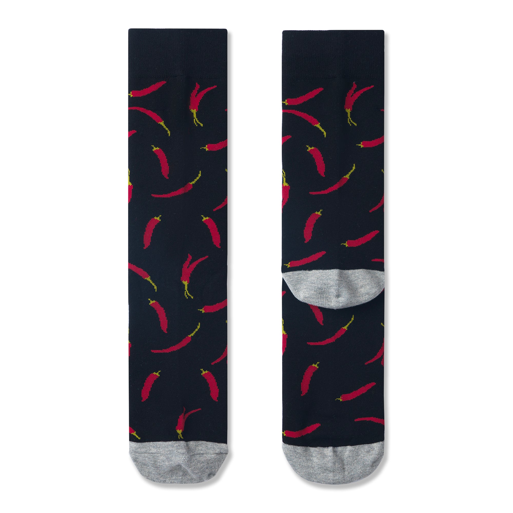 Chili Pepper Print Men Socks