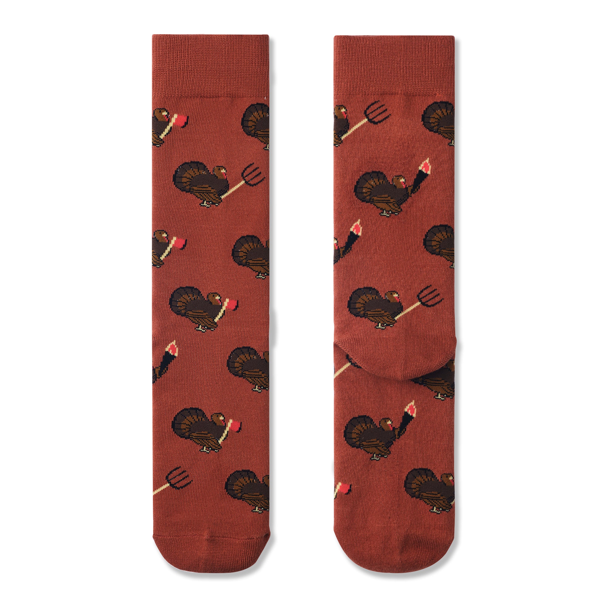 Turkey Print Men Socks