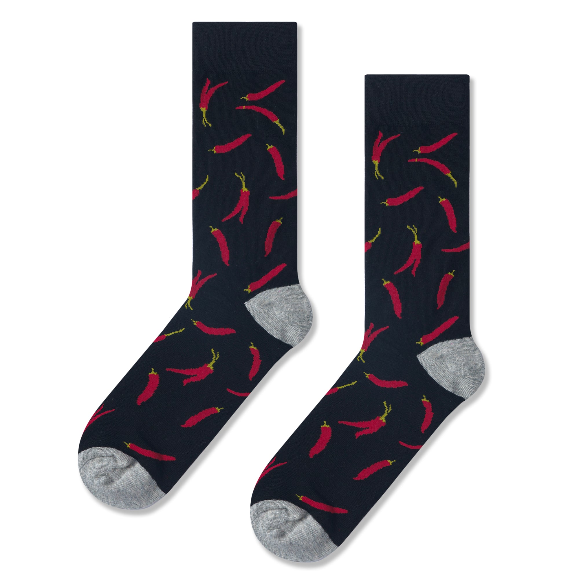 Chili Pepper Print Men Socks