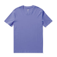 Camiseta Hawaiana Para Hombre Cuello Redondo 100% Algodón - PERIWINKLE