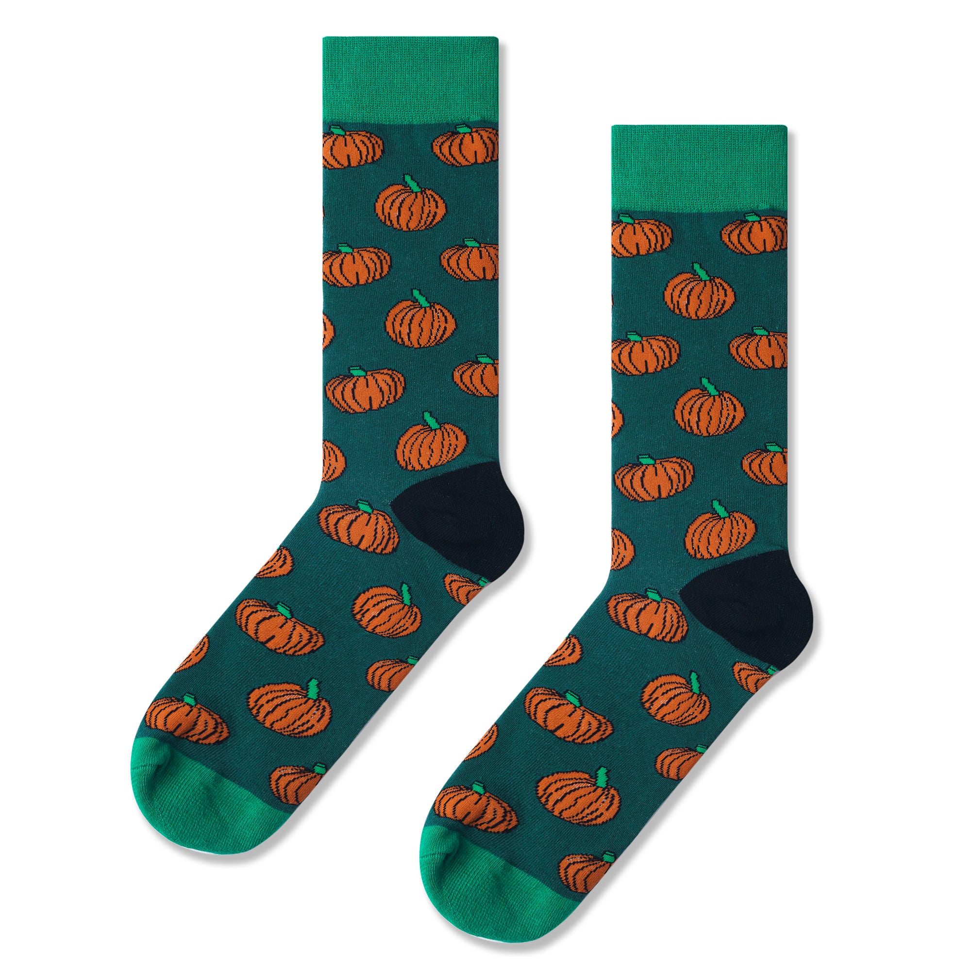 Pumpkin Print Men Socks