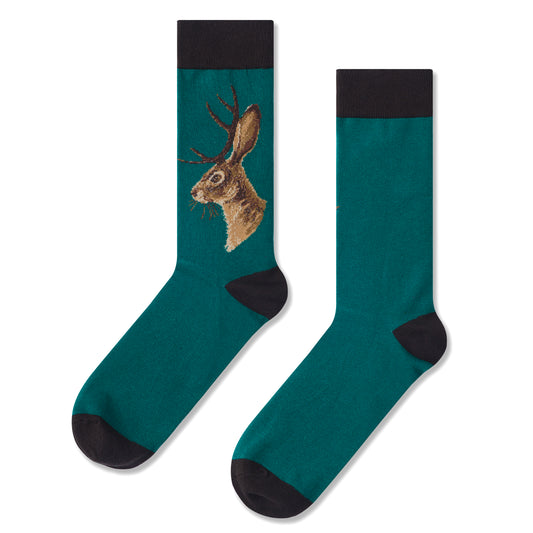 Deer Print Men Socks