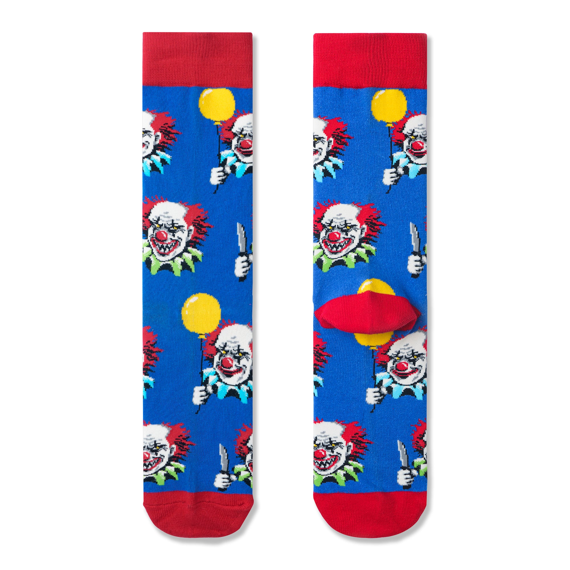 Clown Print Men Socks