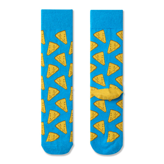 Cheese Print Men Socks