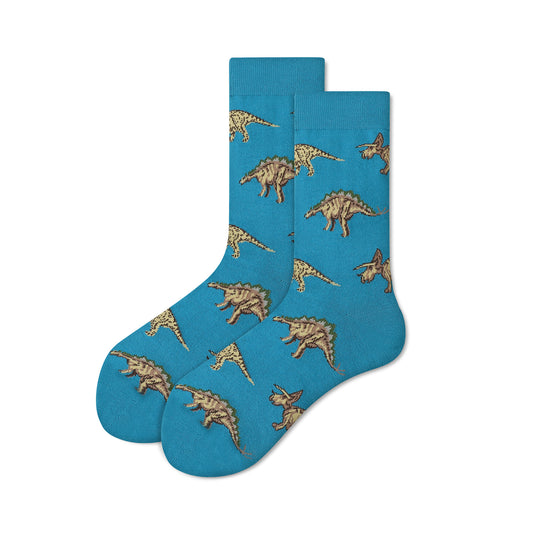 Chaussettes pour hommes et femmes à imprimé dinosaure Jurassic Dinos Park