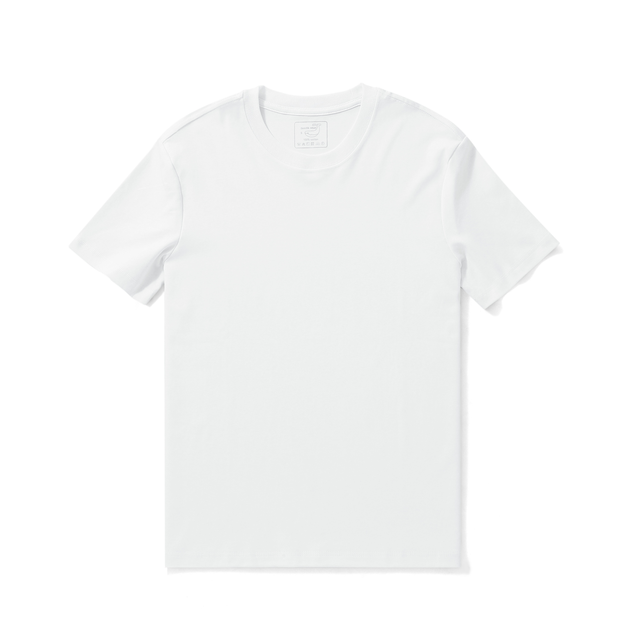 Stain-proof Crew Neck White Short Sleeve Tee – YIUME(DAVID'S WEAR)